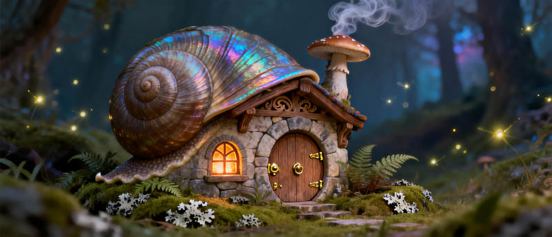 蜗居童话屋图片