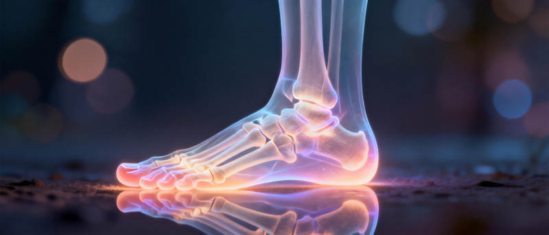 足骨透视图图片