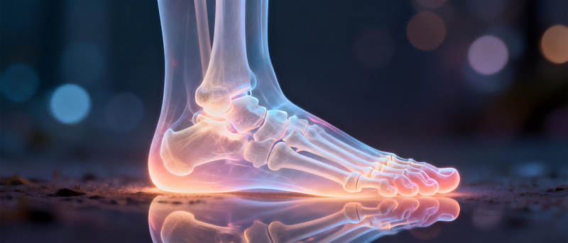 足骨透视图图片