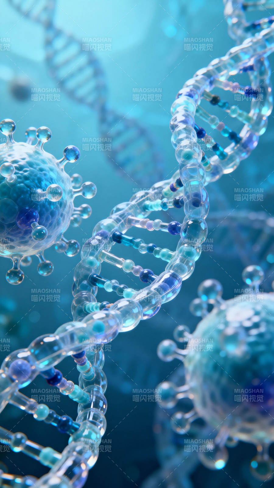 DNA与病毒结构图片