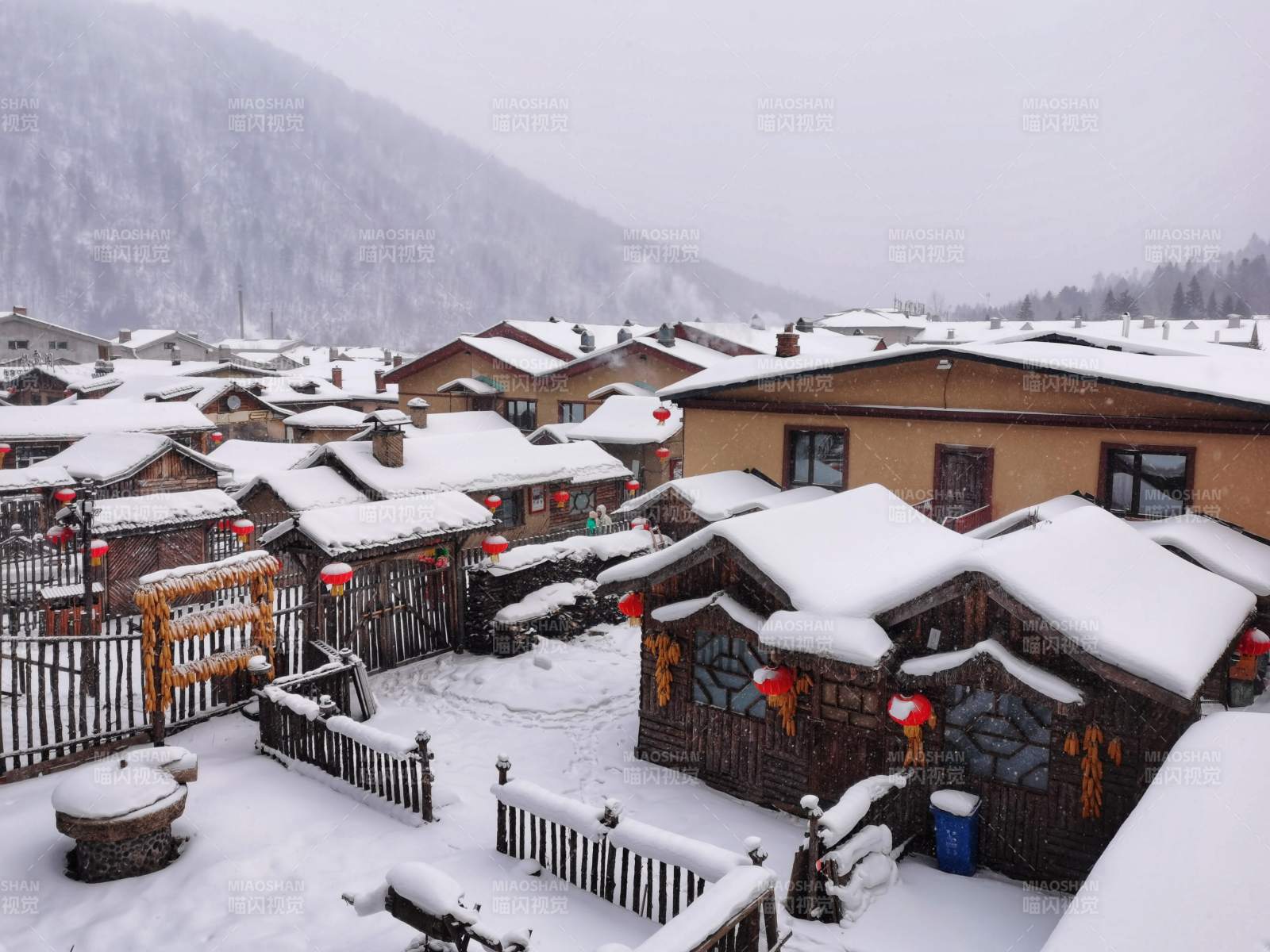 东北雪乡 雪乡冬景图片