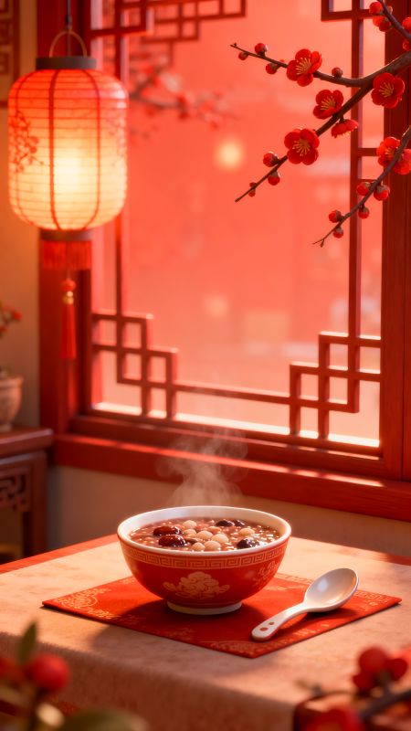 腊八粥暖迎新春图片