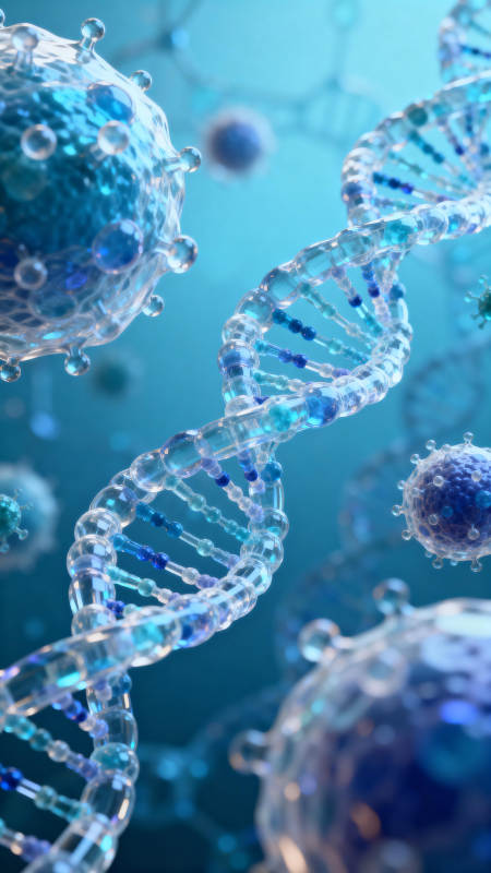 DNA与病毒微观世界图片