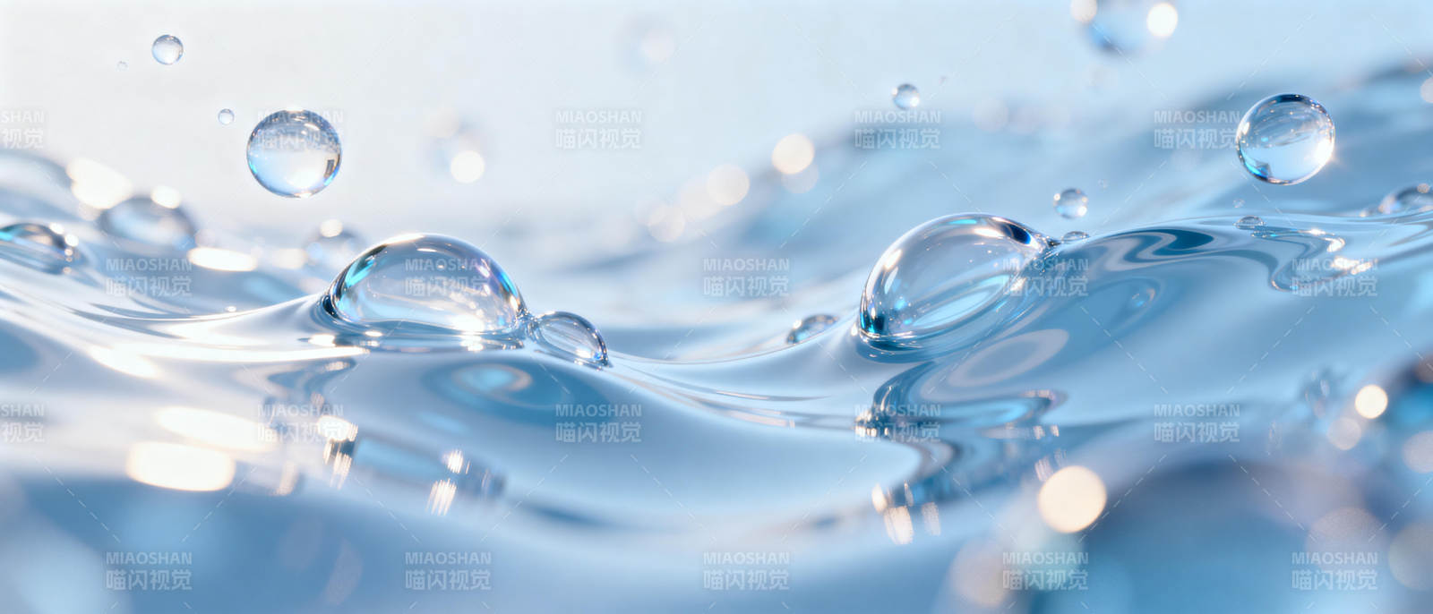 水滴轻舞 晶莹剔透图片