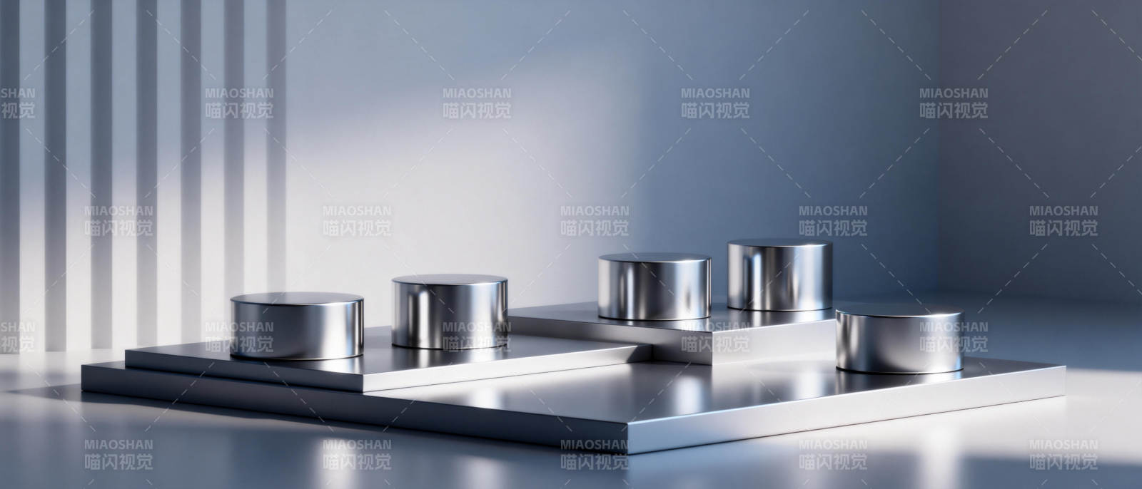 金属圆柱陈列图片