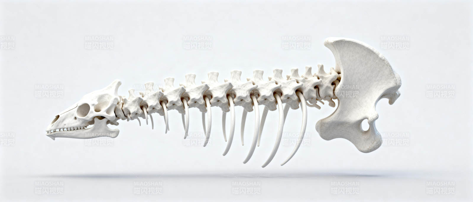 动物脊椎骨架图图片