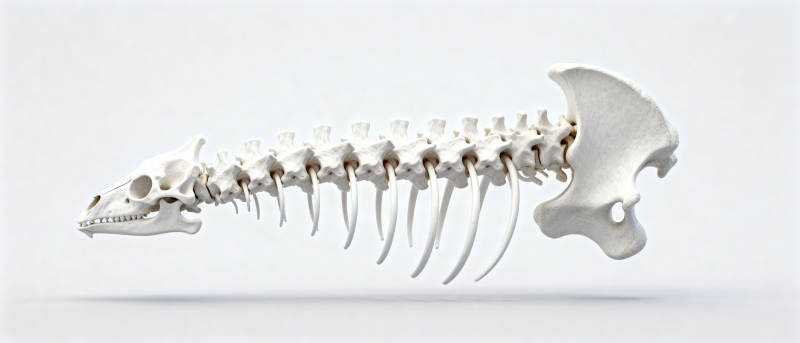 动物脊椎骨架图图片