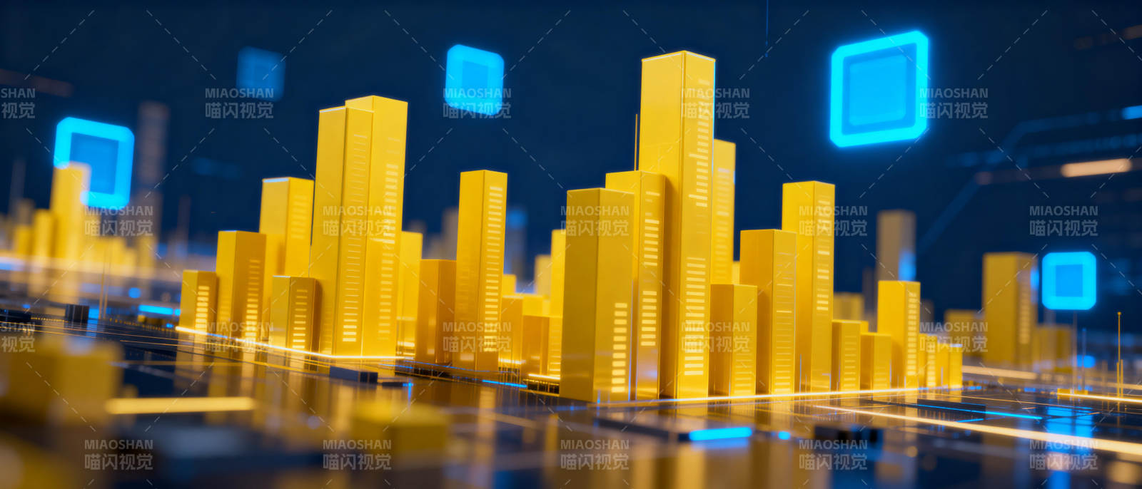 金色城市科技未来图片