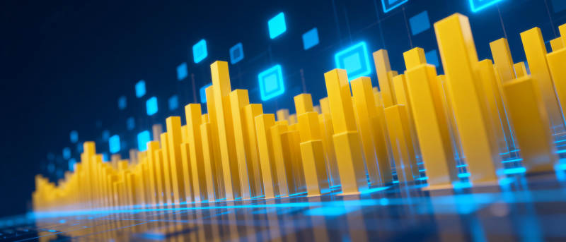 数据增长趋势图图片