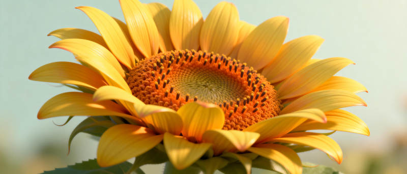 向日葵绽放图片