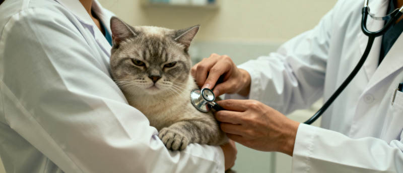 猫咪体检现场图片