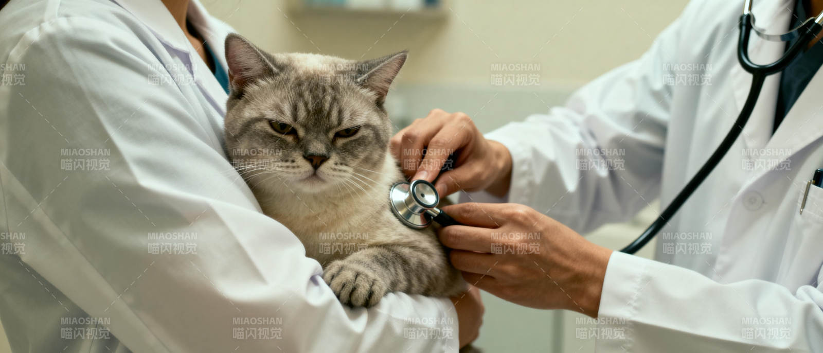 猫咪体检现场图片