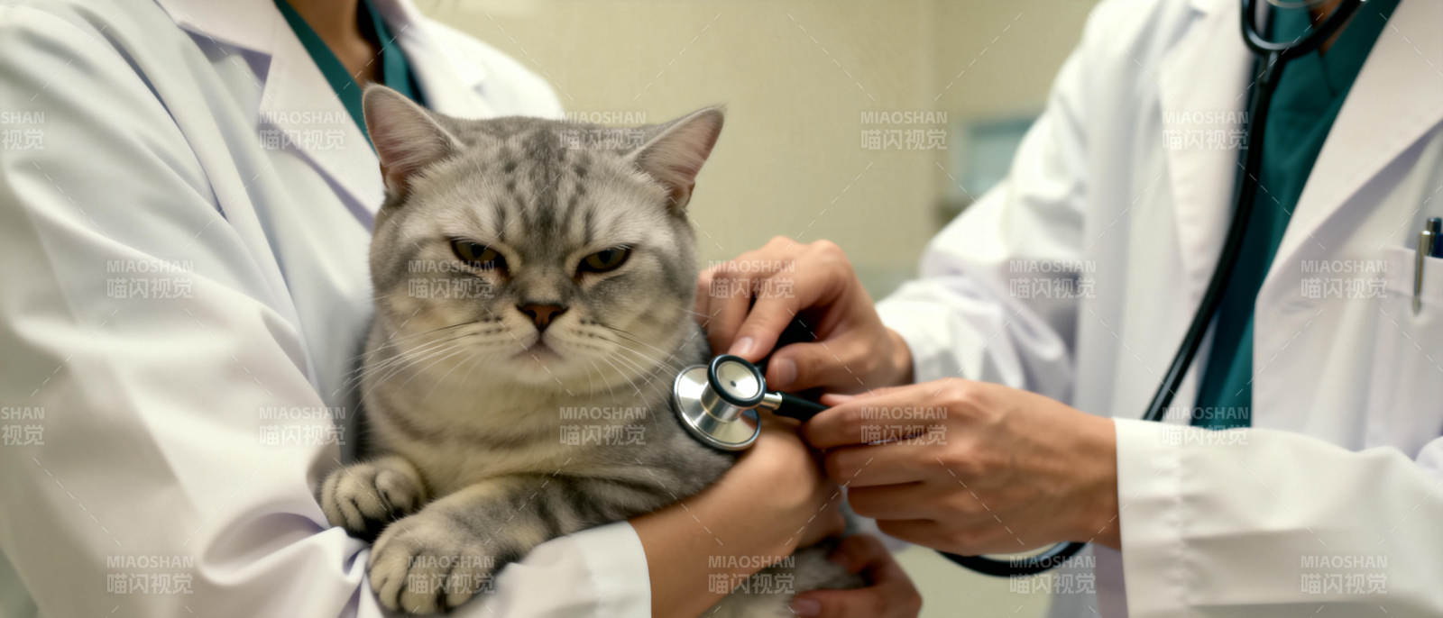 猫咪体检现场图片