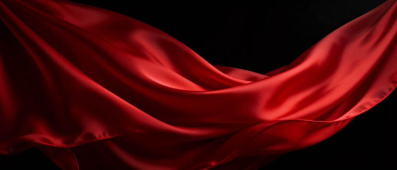 红绸飘舞图片