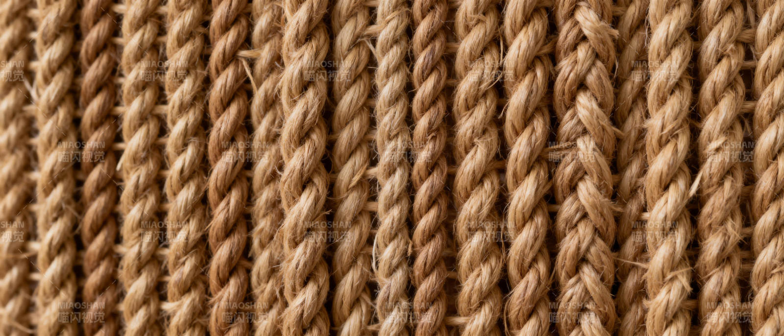 麻绳纹理特写图片