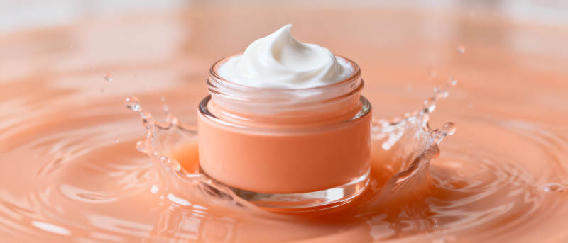 奶油霜水花绽放图片