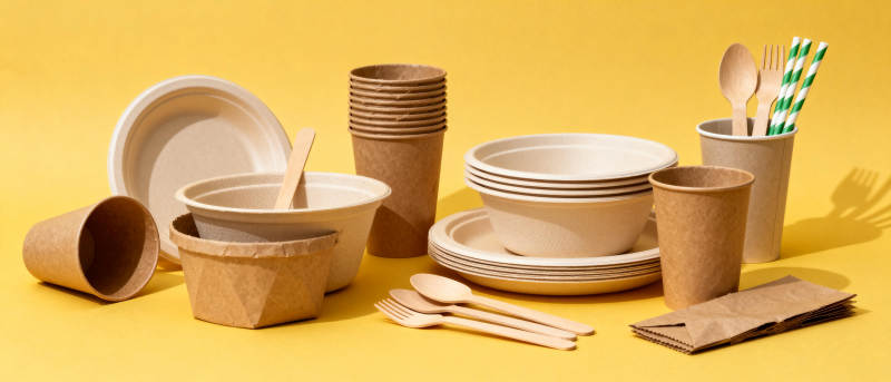 环保餐具展示图片
