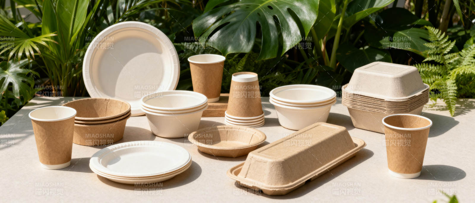 环保餐具展示图片