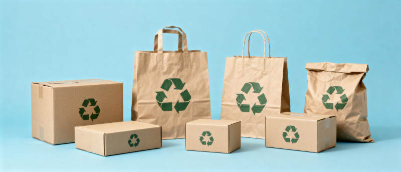 环保包装袋盒图片