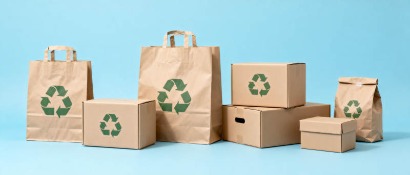 环保包装袋盒图片