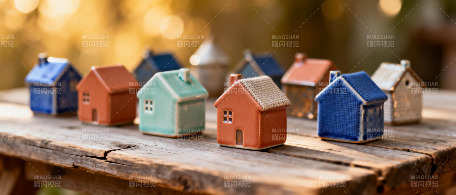 迷你彩屋静置木桌图片