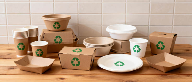 环保餐具展示图片