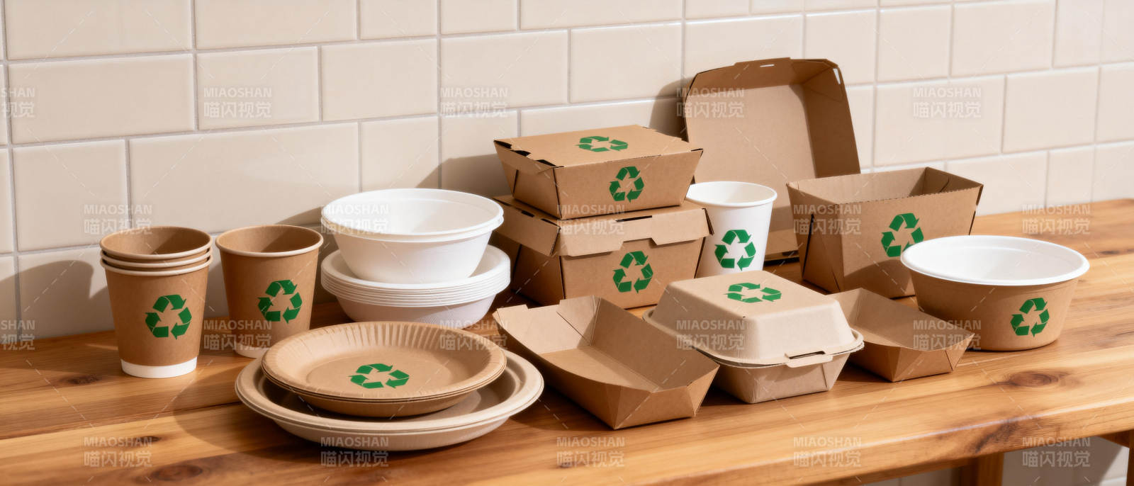 环保餐具套装展示图片