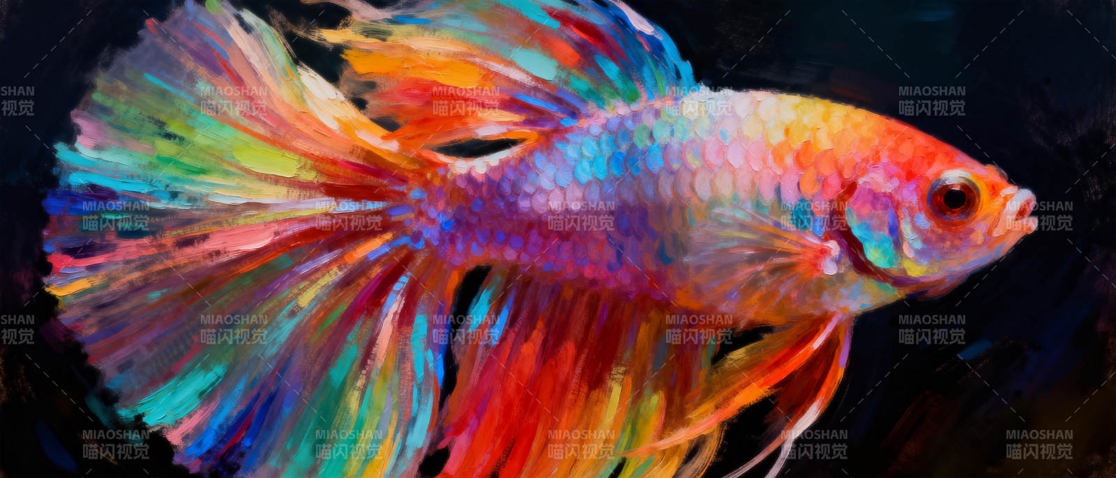 彩虹斗鱼图片