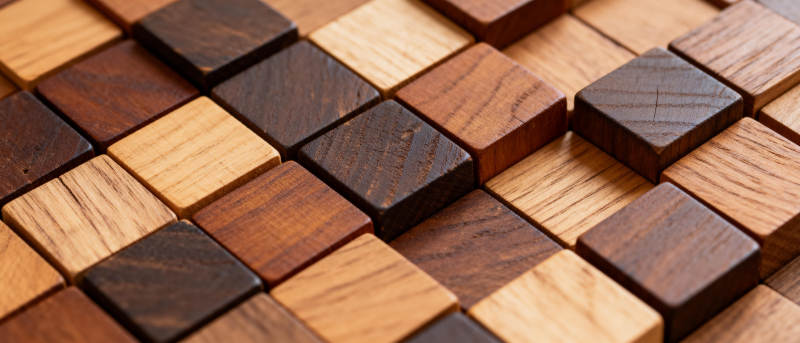 木质拼接艺术图片