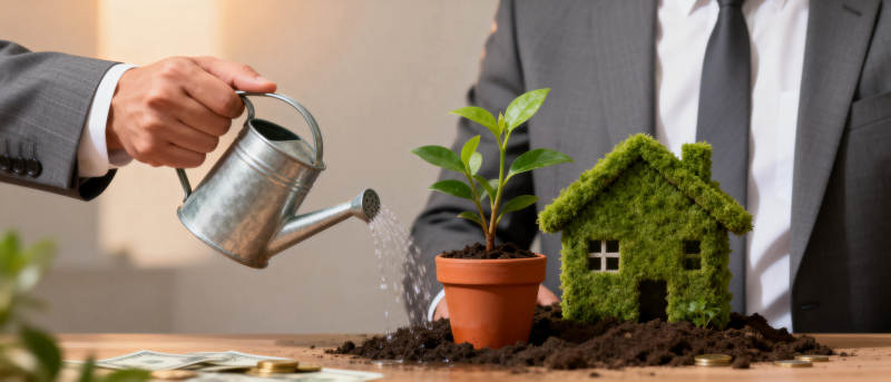 绿色家园 浇灌未来图片