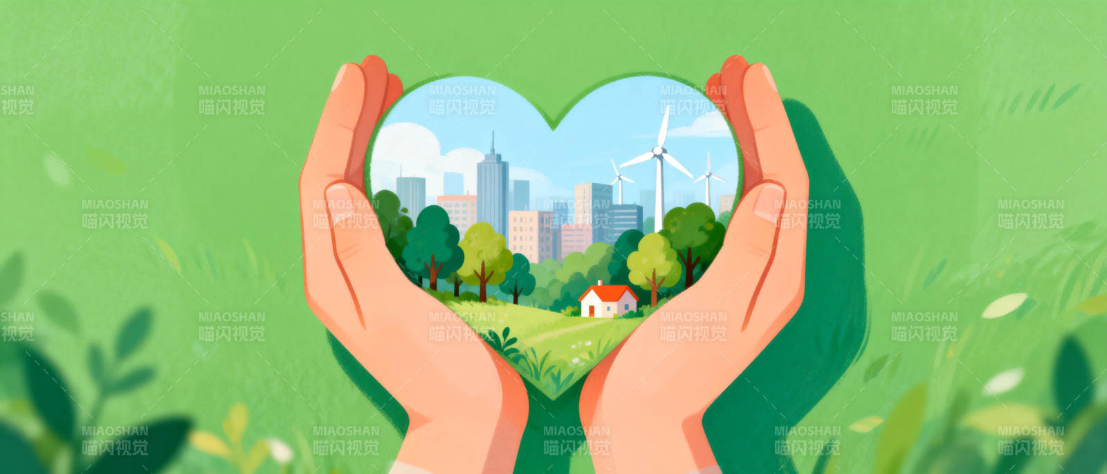 守护绿色家园图片