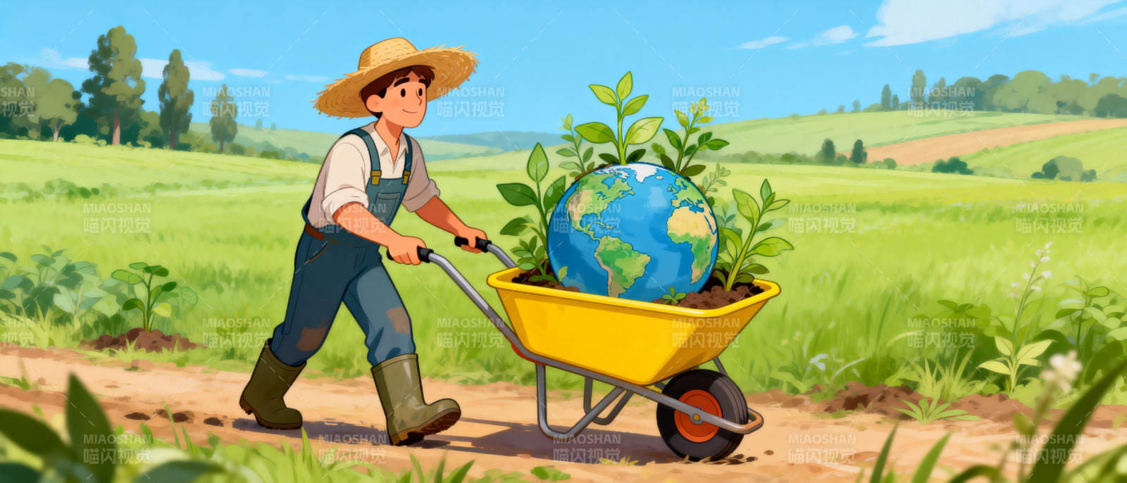 地球在轮椅上图片