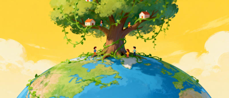 地球上的大树家园图片