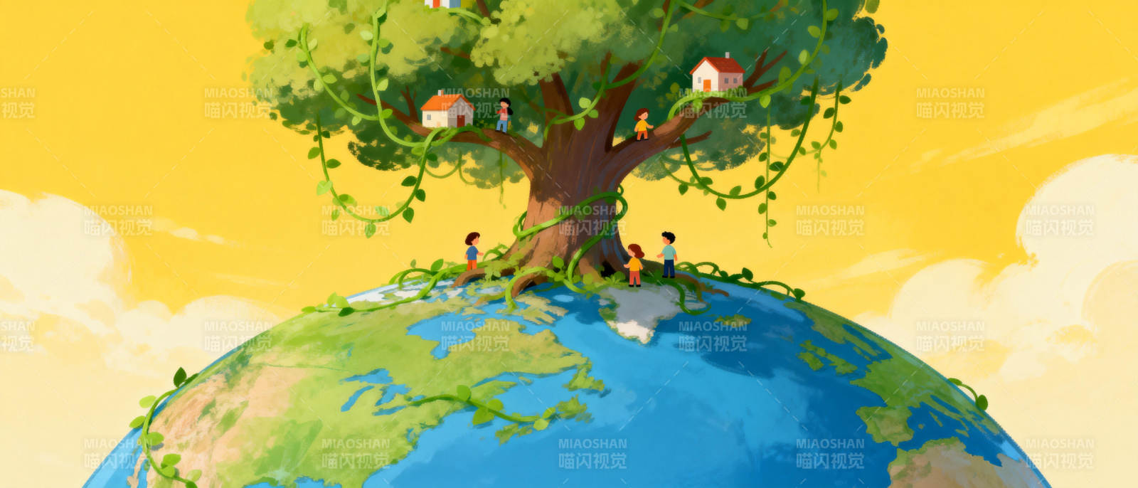 地球上的大树家园图片