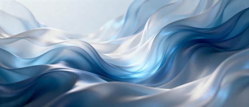 流光溢彩的波浪图片