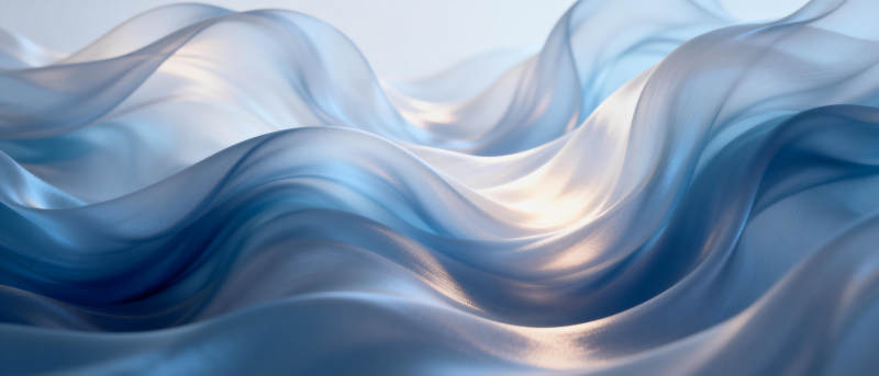 流光溢彩的波浪图片