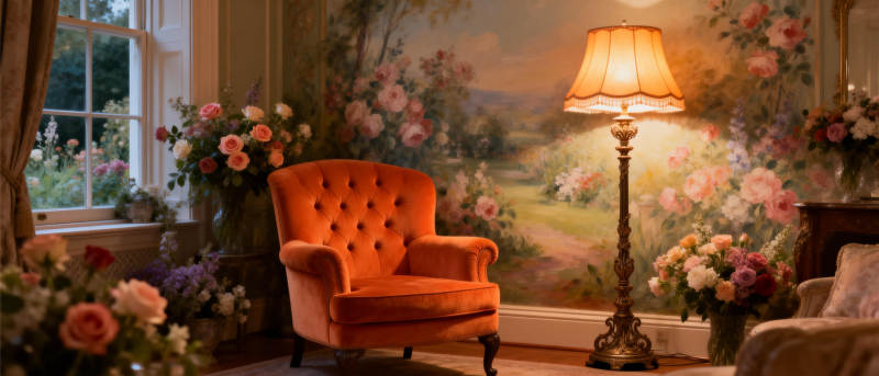 温馨花房静谧时光图片