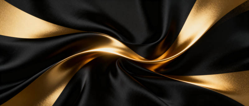 黑金绸缎交织图片