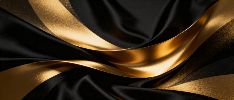 黑金丝绒波浪图片