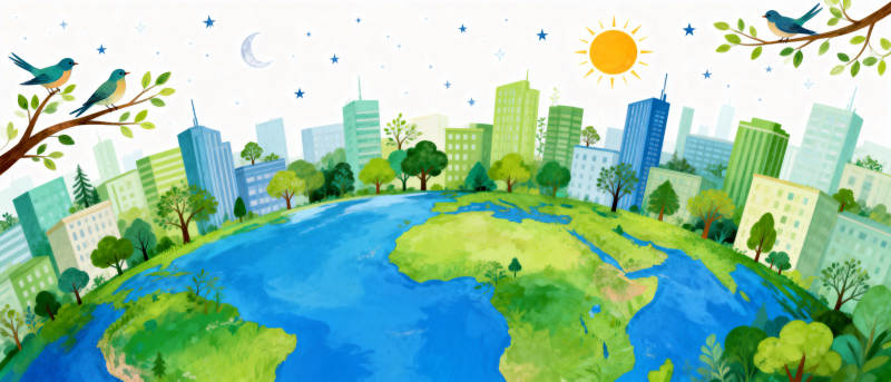 绿色地球家园图片