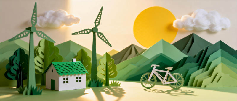 绿色能源生活图片