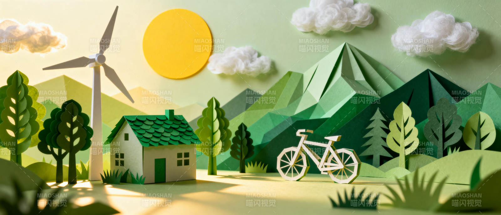 绿色家园 骑行乐图片