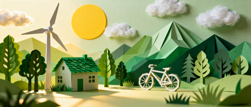 绿色家园 骑行乐图片