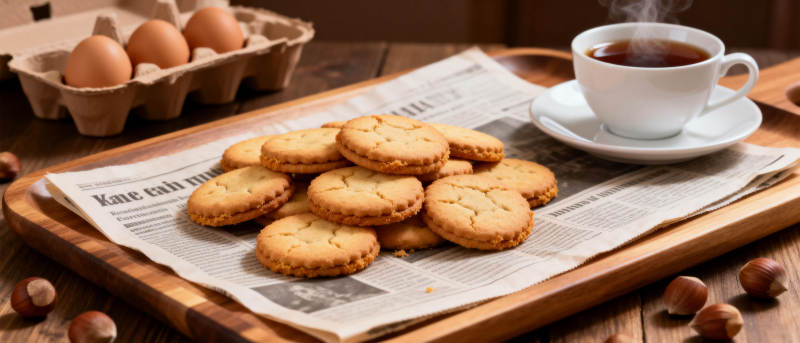 饼干与咖啡的静谧时光图片