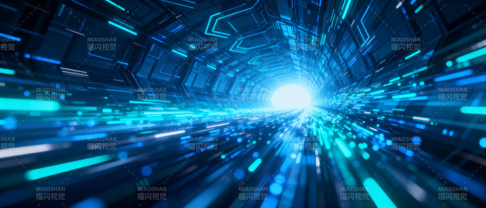 未来科技隧道图片