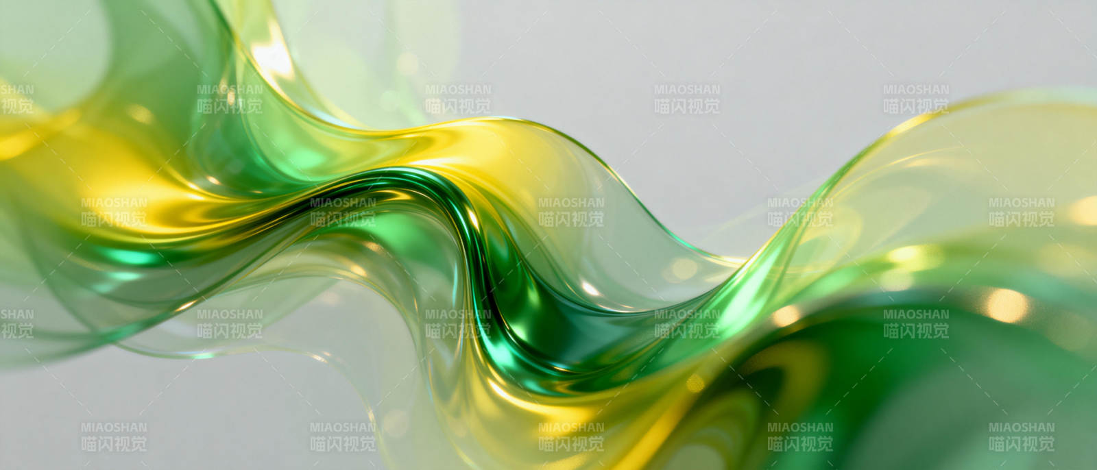 流光溢彩的波浪图片