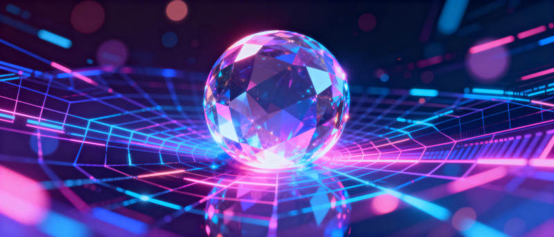 霓虹水晶球图片