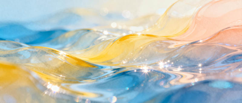 流光溢彩的水波图片