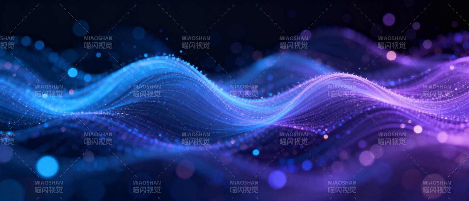 梦幻波光流动图片