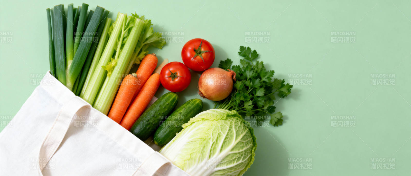 新鲜蔬菜袋装图图片